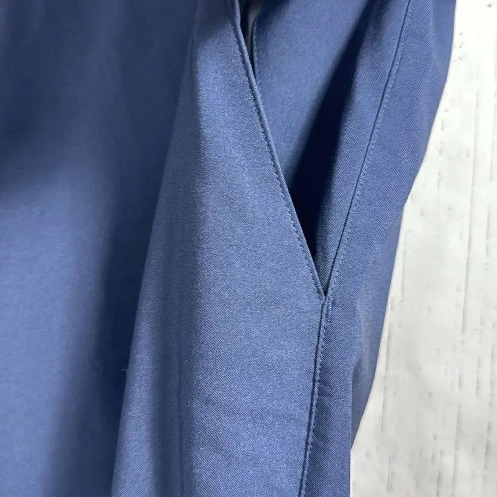Adidas Climate Mens Pants 38X34 Chino Golf Breathable Stretch Blue Casual Pants